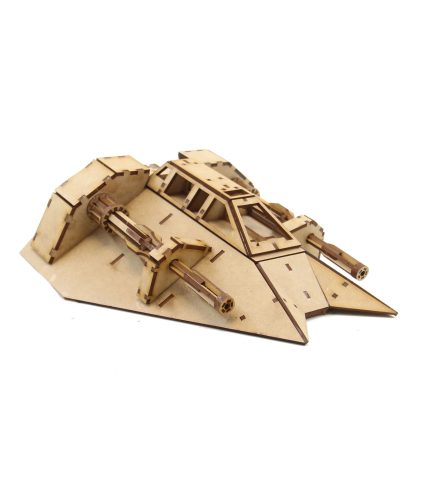 3d snow speeder puzzle