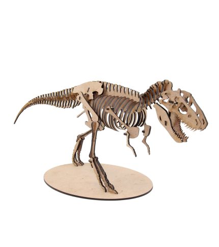 3d ahşap puzzle t-rex maketi